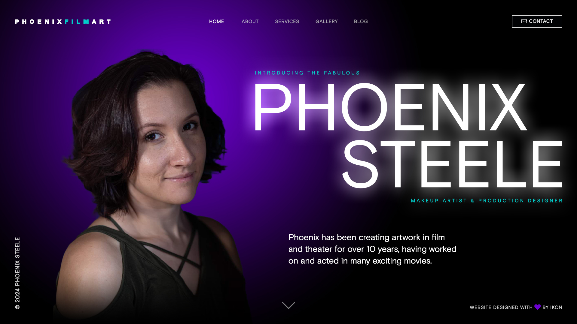 Website design example