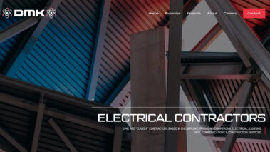 DMK Electrical Contracting Chesapeake Website Design