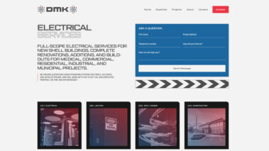DMK Electrical Contracting Chesapeake Website Design