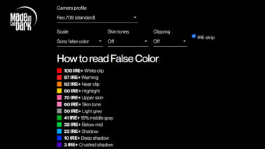 Developed for directors of photography, colorists, editors, film students and content creators, Filmmaker Tools is a full suite of free-to-use cinematographer scopes and reference tools, designed to work inside any modern web browser.