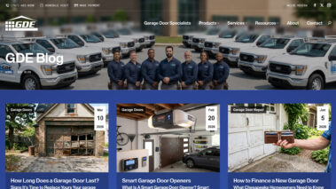 Garage Door Repair Company Chesapeake Website Design